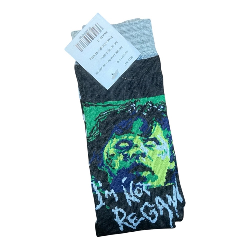 NWT Exorcist Socks Halloween Movie